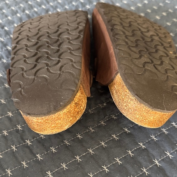 Birkenstock Boston 38 Brown Slip-On Clogs - Picture 4 of 8